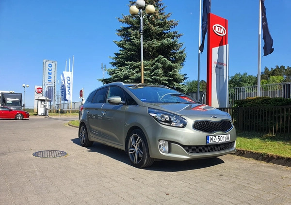 Kia Carens cena 44800 przebieg: 139900, rok produkcji 2014 z Wysokie Mazowieckie małe 781